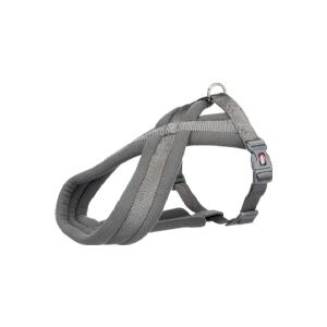 Trixie Premium touring harness, M: 45–80 cm/25 mm, graphite