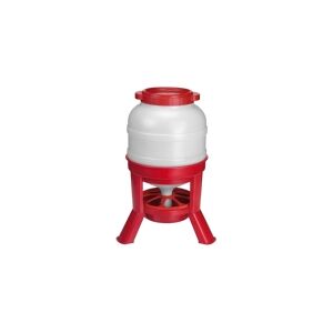 Gaun Poultry feeder with legs 30 l red 1 st