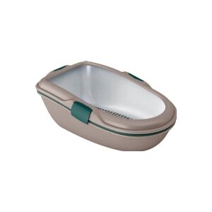 ZOLUX FURBA MAXI litter box with a strainer 47x69.5x26 cm, green-brown color