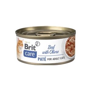 Brit Care Cat Beef Paté with Olives 70g - (24 pk/ps)