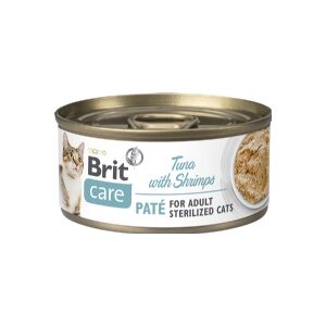 Brit Care Cat Sterilized. Tuna Paté with Shrimps 70g - (24 pk/ps)