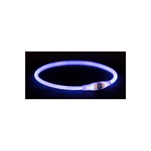 Trixie Flash light ring USB, S–M: 40 cm/ø 8 mm, blå