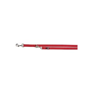 Trixie Premium adjustable leash, L-XL: 2,00 m / 25 mm, rød