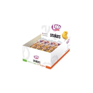 Lolo Pets Classic Lolo Pets Smakers box for kanariefugl, frugt, 12 stk./box
