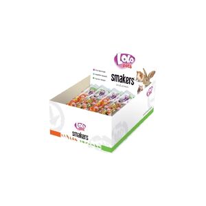 Lolo Pets Classic Lolo Pets Smakers box for gnavere og kanin, popcorn, 12 stk./box