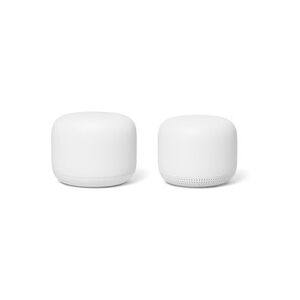 Google   Nest WiFi - Wi-Fi-system (2-pack) - mesh - GigE - Wi-Fi 5 - Dual Band