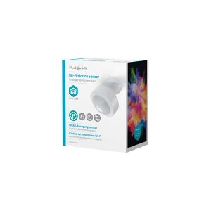 Nedis Wi-Fi Smart Motion Sensor - Bevægelsessensor - trådløs - Wi-Fi - 2400 - 2483.5 Mhz - hvid