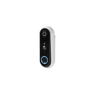 Nedis SmartLife - Video intercom system - trådløs (Wi-Fi) - 1 kamera(er) - CMOS - sort, hvid