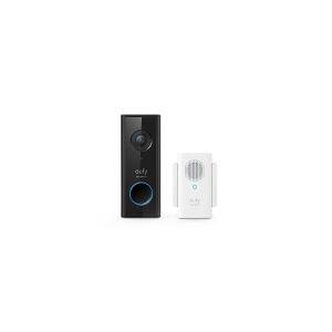 Eufy Video Doorbell 1080p, Sort, Hvid, Hjem, IP65, 1600 x 1200 pixel, 5 m, 1080p