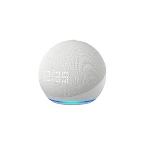 Amazon Echo Dot (5th Generation) - Smart højttaler - Bluetooth, Wi-Fi - App-kontrolleret - Glacier White