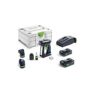 Batteridrevet boremaskine FESTOOL C 18 HPC 4,0 I-Set