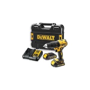 DeWALT DCD778S2T-QW - Hammerbor/skruemaskine - ledningfri 13 mm - 2 batterier - 18 V