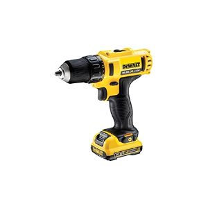 DeWALT DCD710D2-QW - Bor/driver - ledningfri - 2-hastigheders - nøgleløs borepatron 10 mm - 24 N·m - 2 batterier - 10.8 V