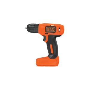 Black & Decker BDCD8-QW, Pistolgreb boremaskine, Nøglefri, 1 cm, 2 cm, 1 mm, 400 rpm