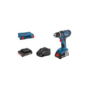 Bosch Powertools Bosch AKKUSKRUEMASKINE GSR 18-2LI 2X2AH L-CASE