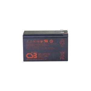 CSB Battery GPL 1272 Blybatteri 12 V 7.2 Ah Blyfleece (B x H x T) 151 x 98 x 65 mm Fladstik 6,35 mm Vedligeholdelsesfri, Lav selvafladning