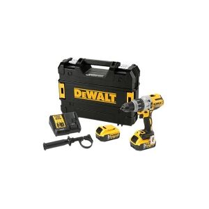 DeWALT DCD996P2-QW - Hammerbor/skruemaskine - ledningfri - 820 W - 3-hastigheders - nøgleløs borepatron 13 mm - 95 N·m - 2 batterier - 18 V