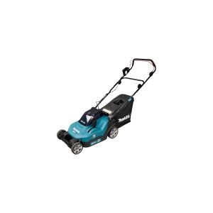 Makita DLM382PM2 - Græsslåmaskine - ledningfri - 18 V - 4 Ah - 2 batterier - 3700 opm - 38 cm - 16.9 kg