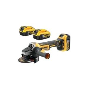 DeWALT DCG405P3-QW - Vinkelsliber - ledningfri - 125 mm - 3 batterier - 18 V