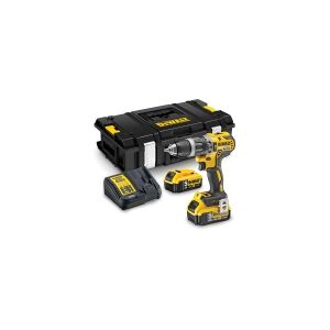 DeWALT DCD796P2 18V XR LI-ION Kompakt Slagboremaskine - inkl. 2 x 5Ah batterier, oplader, kuffert