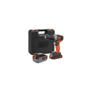 Black & Decker B+D 18V akku slagboremaskine m. 2.0 & 4.0Ah Batteri