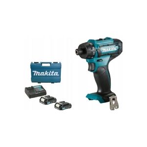 MAKITA bore-/skruemaskine 12V sekskantet skaft 30/14Nm 2x2.0Ah DF033DSAE