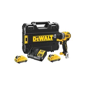 DEWALT bore-/skruemaskine 12V 57/25Nm 2x2.0Ah BRUSHLESS DCD701D2