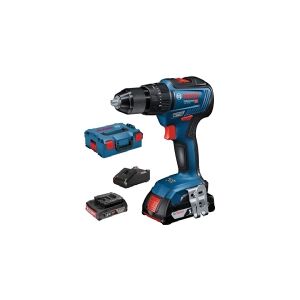 Bosch Powertools Bosch SLAGBOREMASKINE GSB 18V-55 2X2AH L-CASE