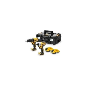 DeWALT DCK2060D2T-QW, Slagnøgle, Pistolhåndtag, Gul, Batteri, Lithium-Ion (Li-Ion), 2 At