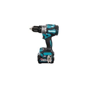 Makita HP001GD201 - Hammerbor/skruemaskine - ledningfri - 2-hastigheders - nøgleløs borepatron 13 mm - 140 N·m - 2 batterier, inkluderet oplader - 40 V