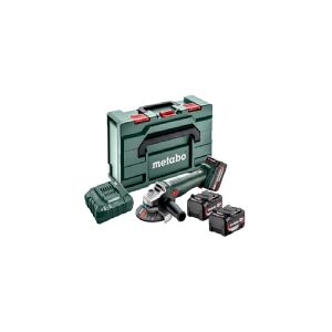 Metabo W 18 L 9-125 Quick Set, 8500 rpm, 12,5 cm, Batteri, 4 At, 1,6 kg, Børsteløs motor