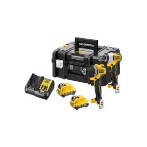 DeWALT DCK2110L2T-QW, Skruemaskine, Sort, Gul, 12 V, Lithium-Ion (Li-Ion), 440 mm, 330 mm