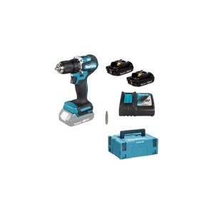 Makita DDF487RAJ - Bor/driver - ledningfri - 2-hastigheders - 40 N·m - 2 batterier - 18 - 36 V