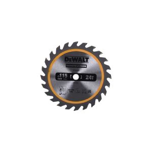 DeWALT DCS571N-XJ, Træ, Gul, Børstefri, 11,5 cm, 4500 rpm, 3,8 cm - Uden batteri og oplader