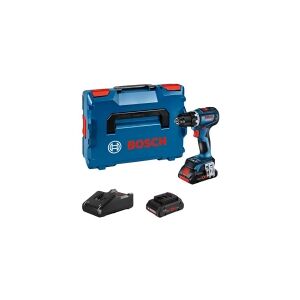 Bosch BORE-/SKRUEMASKINE GSR 18V-90C 2X4PC LB - Uden batteri og oplader