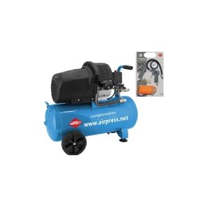 AIRPRESS V 50L COMPRESSOR /HL425-50/+BNE KIT. /BLOW PIST, PUMP PIST, 3 NOZZLES, 3 m HOSE/