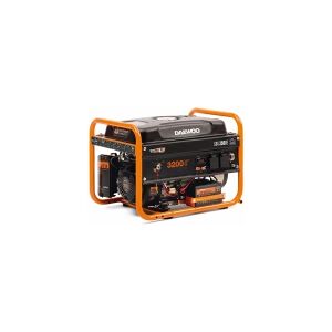 Daewoo GDA 3500E motor-generator 2800 W 18 L Benzin Sort, Orange