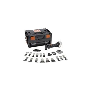 Fein Multimaster AMM 500 Plus BLACK EDITION Bare Tool 71294262000 Batteridrevet multifunktionsværktøj uden batteri, uden oplader, inkl. tilbehør 37 dele - Uden batteri og oplader