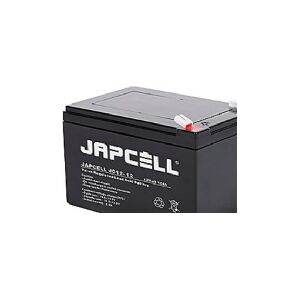 Lakuda ApS Japcell AGM-batteri 12V - JC12-12, 12,0Ah 4,8mm poler blysyrebatteri