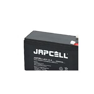 Lakuda ApS Japcell AGM-batteri 12V - JCC12-8, 8,0Ah Deep Cycle 4,8mm terminaler blybatteri