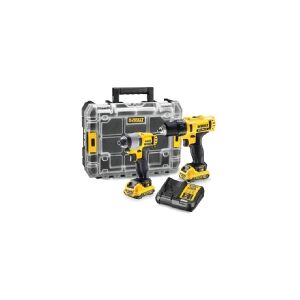 DeWALT DCK211D2T-QW, 400 rpm, 1500 rpm, Slagnøgle, Pistolhåndtag, Batteri, 12 V