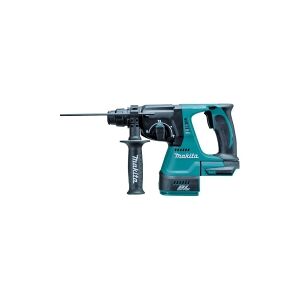 Makita DHR242Z - Roterende hammer - ledningfri - 3 tilstande - SDS-plus - 2 Joule - intet batteri - 18 V