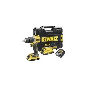 DEWALT DCD100YD2T-QW 2 gear-Batteri slagboremaskine børsteløs, inkl. ekstra batteri, Inkl. oplader, Kuffert