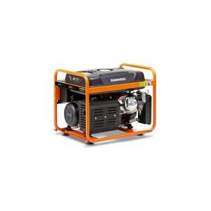 Daewoo GDA 7500E motor-generator 6500 W 30 L Benzin Orange, Sort