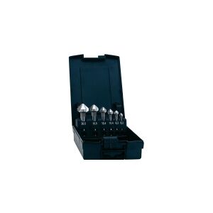 Exact 1605527 Keglesænker-sæt 6.3 mm, 8.3 mm, 10.4 mm, 12.4 mm, 16.5 mm, 20.5 mm HSS TiAIN Cylinderskaft 1 Set