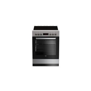 Beko FSM67320GXS - Komfur - fritstående - bredde: 60 cm - dybde: 60 cm - højde: 85 cm - Klasse A - rustfrit stål