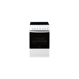 Indesit IS5V4PHW/E - Komfur - fritstående - bredde: 50 cm - dybde: 60 cm - højde: 85 cm - med selv-rengøring - Klasse A - hvid