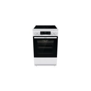 Gorenje Advanced GEC5C41WG - Komfur - fritstående - bredde: 50 cm - dybde: 59.4 cm - højde: 85 cm - med selv-rengøring - hvid