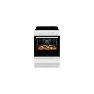 Electrolux SurroundCook LKR64000NW - Komfur - fritstående - bredde: 59.6 cm - dybde: 60 cm - højde: 85 cm - hvid