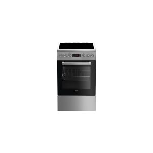 Beko FSM57300GX - Komfur - fritstående - bredde: 50 cm - dybde: 60 cm - højde: 85 cm - med selv-rengøring - rustfrit stål